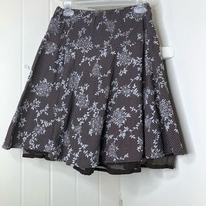Joe Benbasset Medium Brown Embroidered Skirt